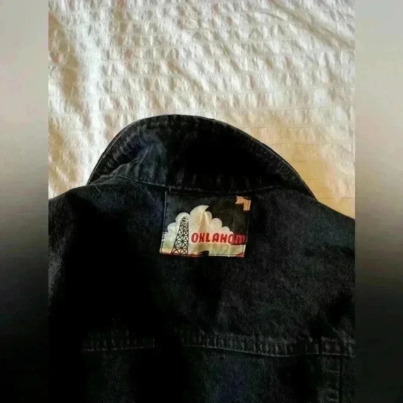 Vintage Apache West Denim Jacket Size Large - Picture 6 of 13